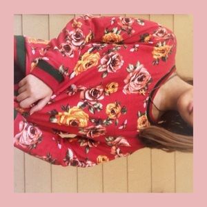 Snuggly Floral Sweatshirt